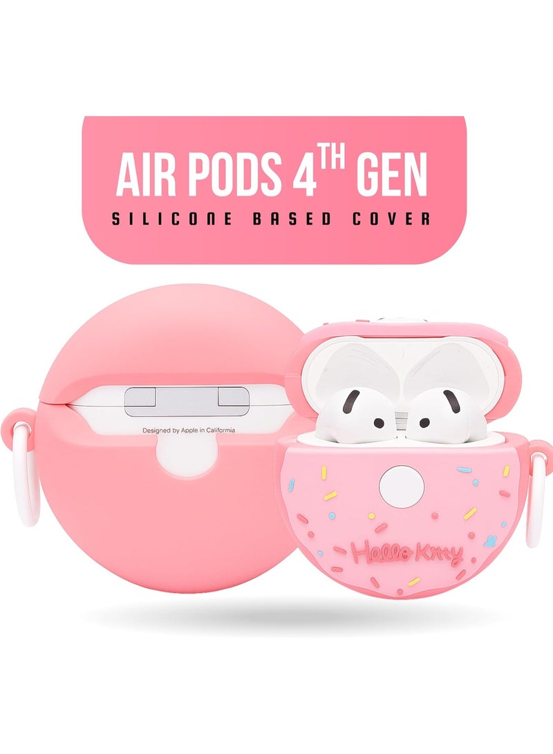 Compatible for AirPods 4 Case with Cleaner Kit, Protective, Supports Wireless Charging Cover for AirPods 4th Generation (2024) (Donut Kitty, Airpod 4 Case) - Image 2